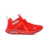 Sneakers rosse in tessuto con inserti elastici Puma Enzo 2 Weave Jr, Brand, SKU s353500053, Immagine 0